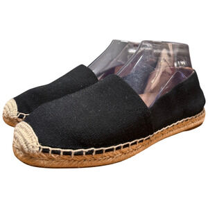 VIONIC Valeri Women 7.5 Black Espadrilles Comfort Orthopedic Slip On Loafer READ